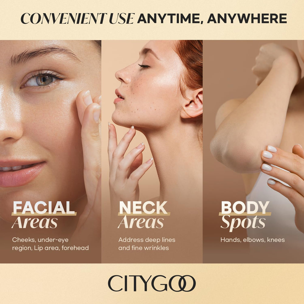 CITYGOO Retinol Eye Stick envase ergonómico para uso cómodo.