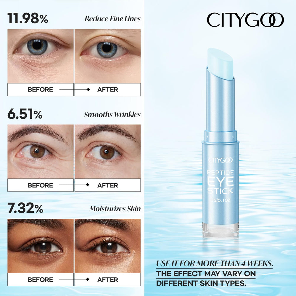CityGOO Retinol Eye Stick hydrates with hyaluronic acid for comfort.