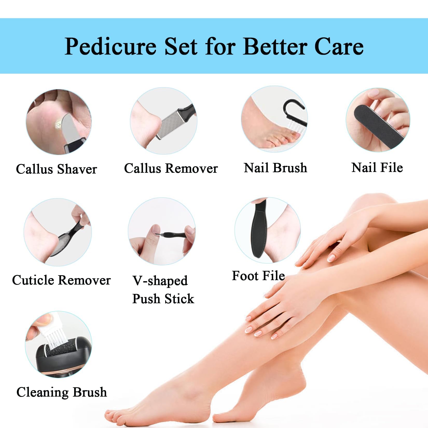 CIVYPRO gift-ready foot care kit for him and her
