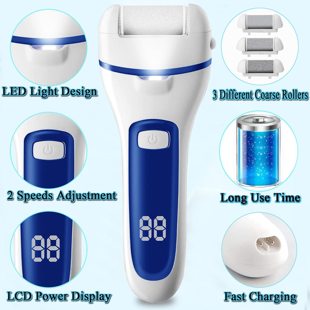 CIVYPRO 13-in-1 pedicure kit with two speeds for customizable foot care.