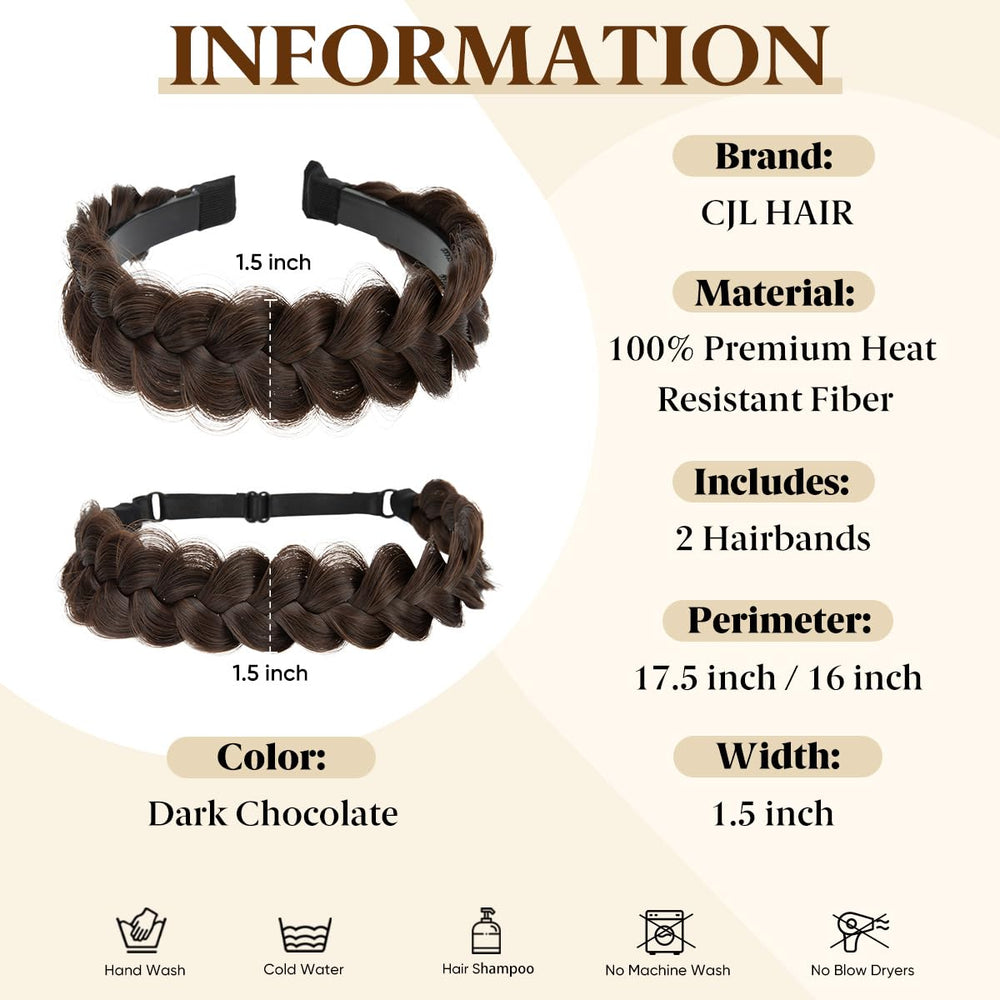 CJL HAIR diadema con dientes facilita un ajuste seguro y estable.
