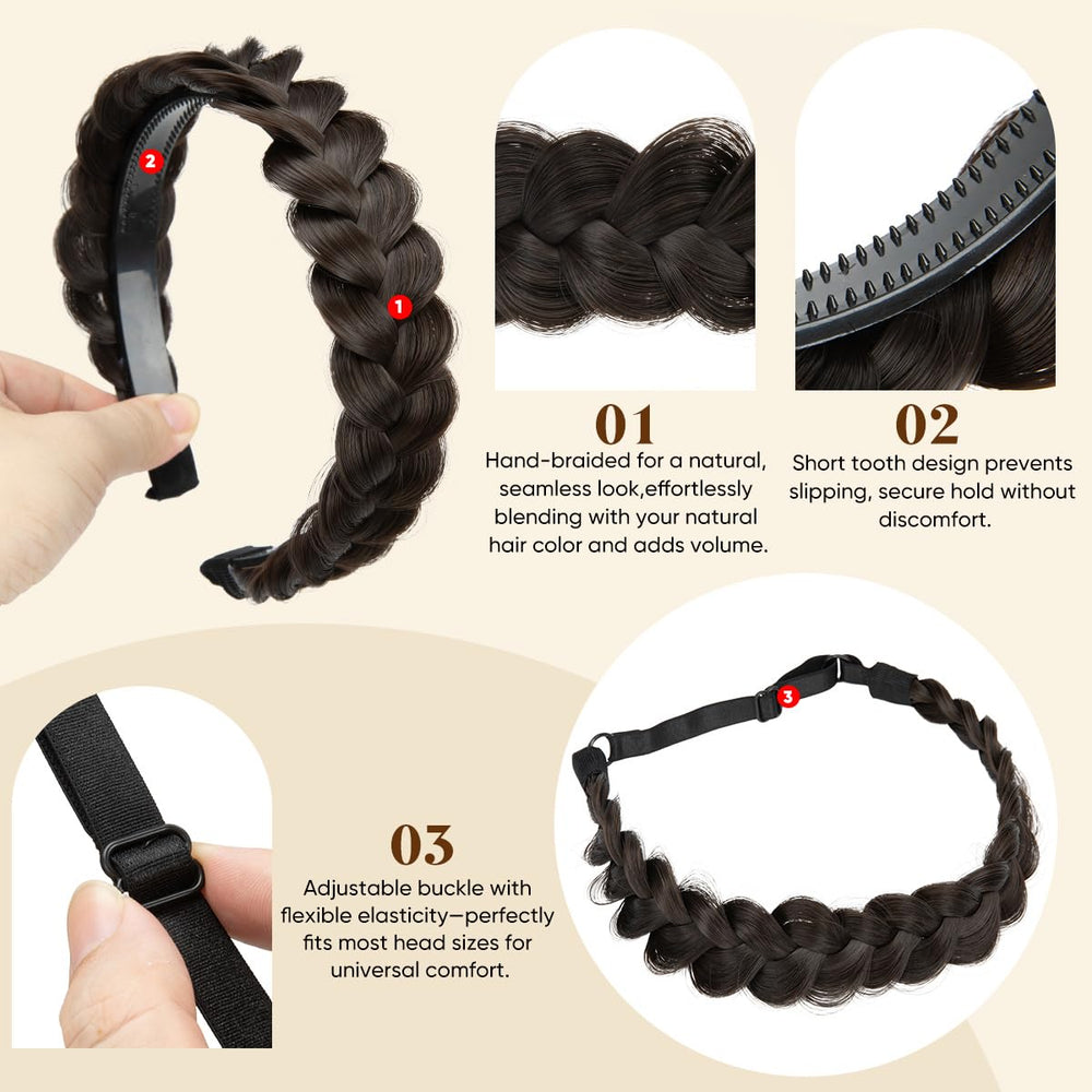 CJL HAIR diadema mezclada de colores para combinar con tu cabello