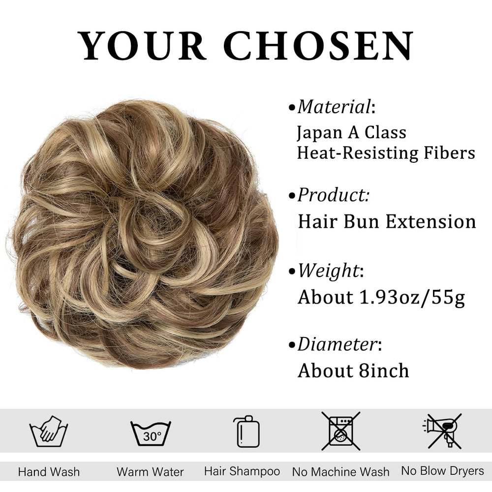 CJL HAIR wavy curly scrunchies extension for natural texture