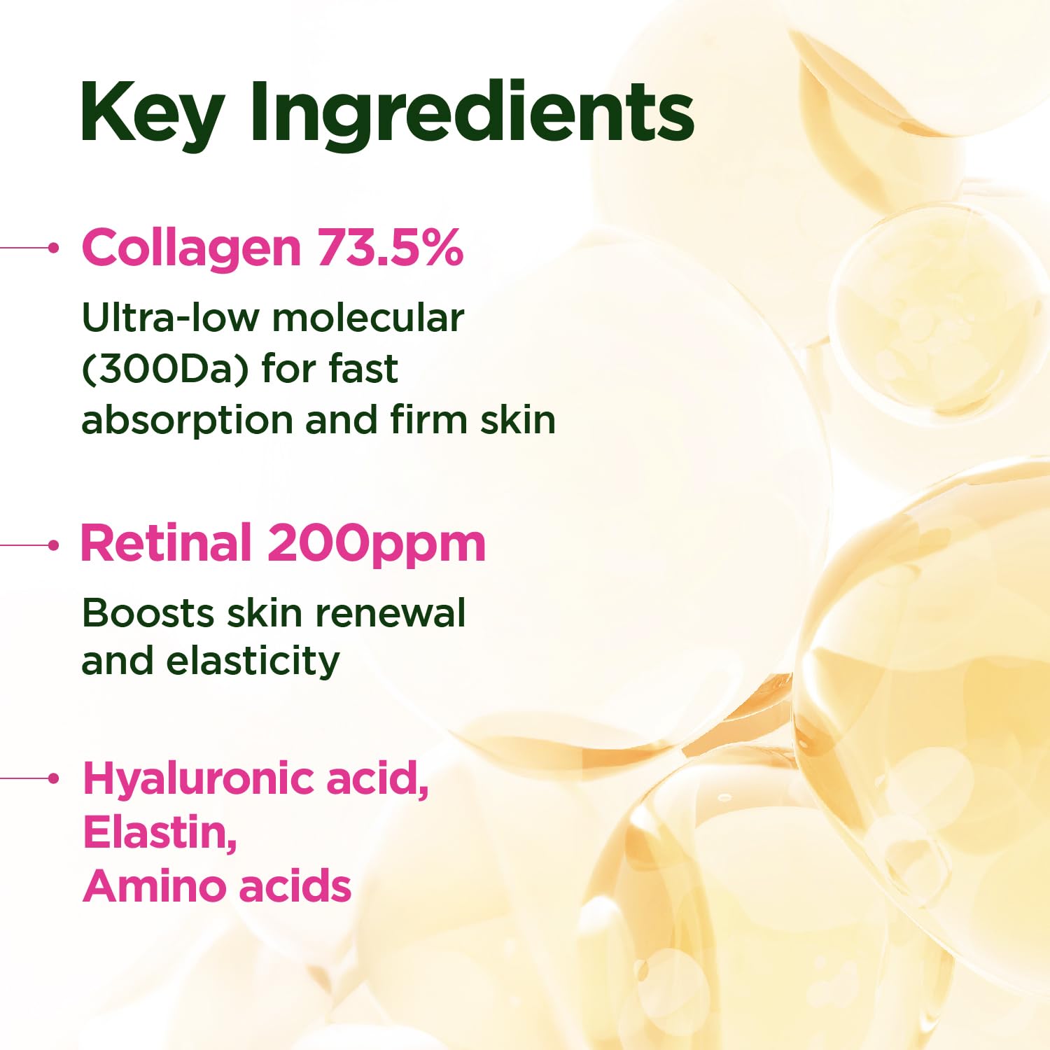 Retinol and elastin work together for firmer neck appearance over time