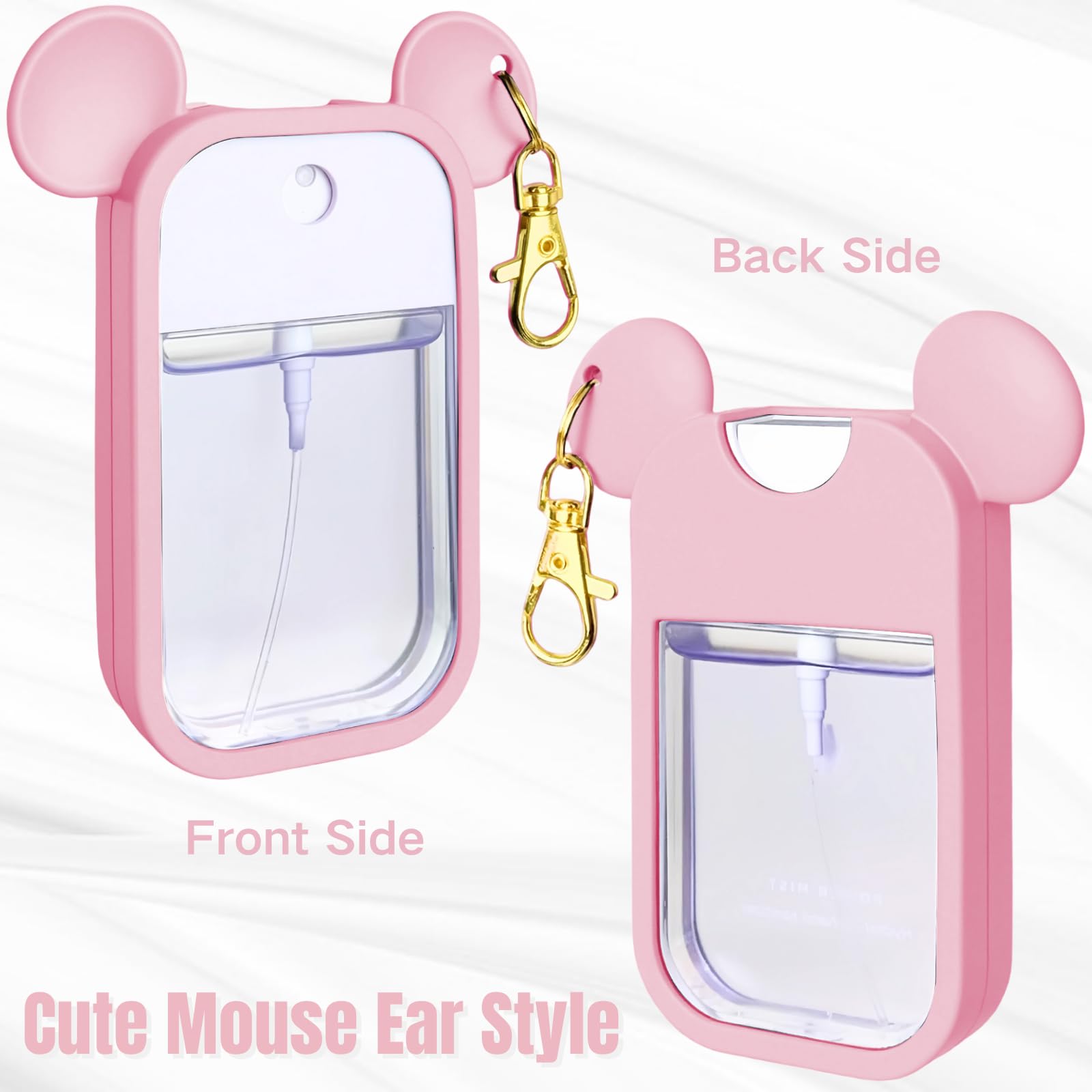 CKONXE 360-degree swivel keychain enables quick, hands-free access to your sanitizer.