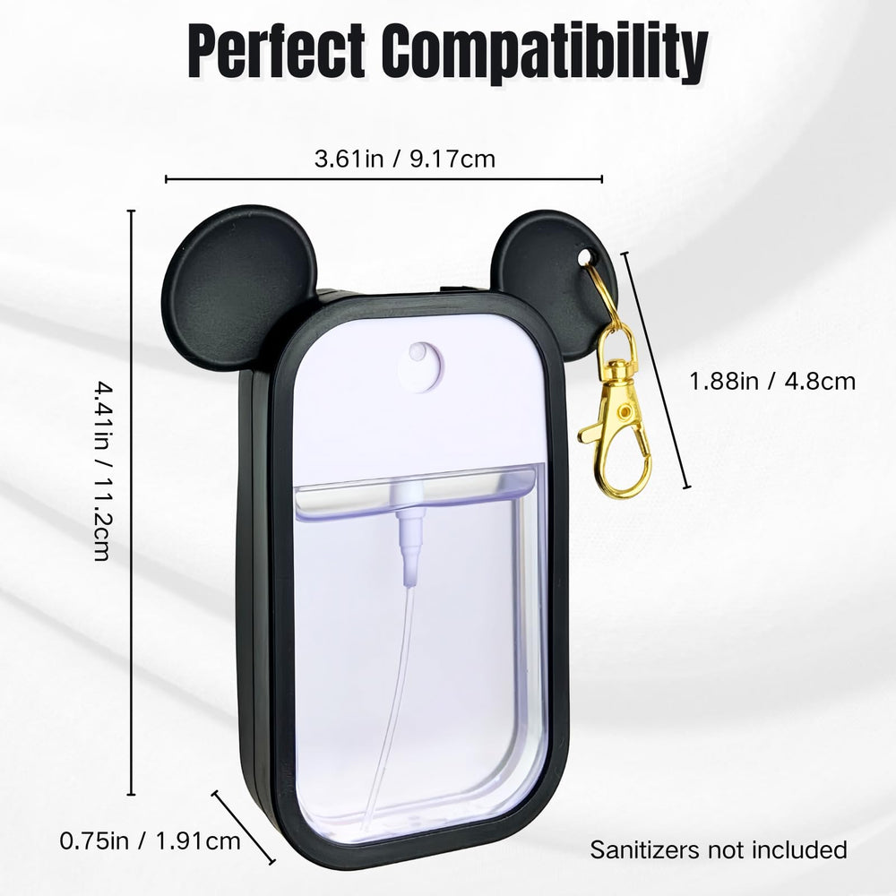 CKONXE mouse design silicone case ear-shaped top detail, playful style while guarding your spray.