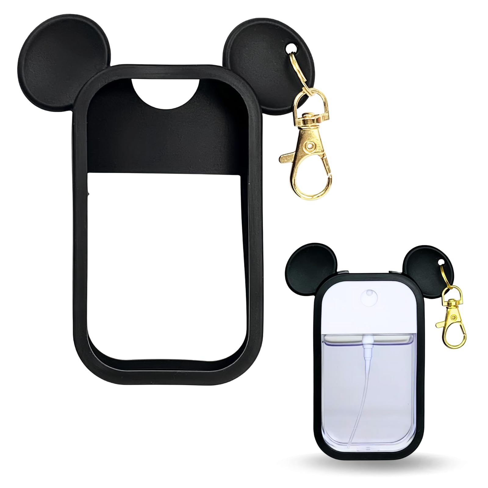 CKONXE silicone case for Touchland Power Mist 1oz front view, secure grip and portable protection.