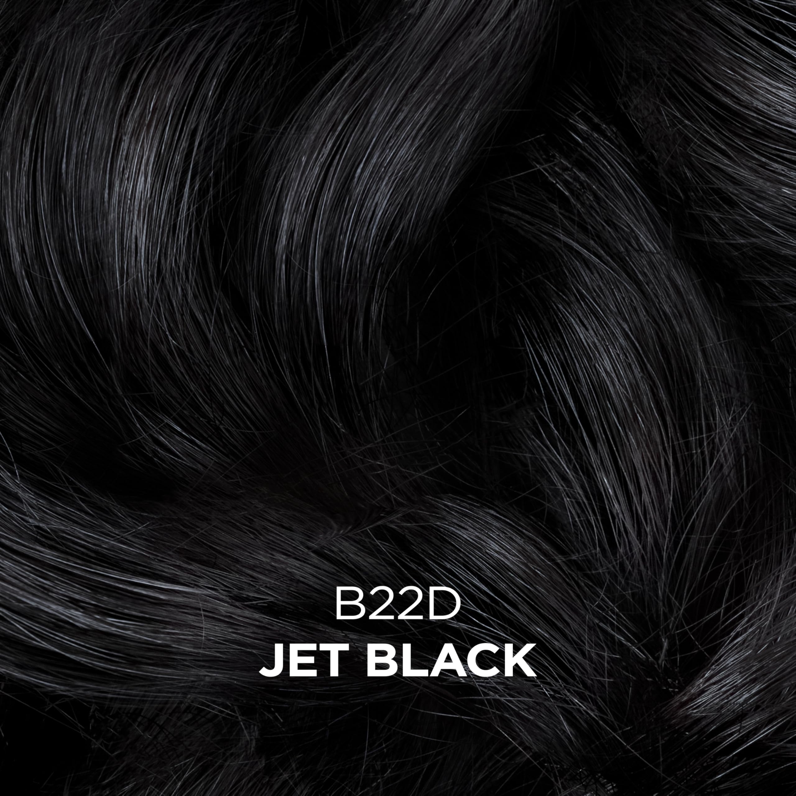 Clairol Beautiful Collection Jet Black color-mix ensures even shade