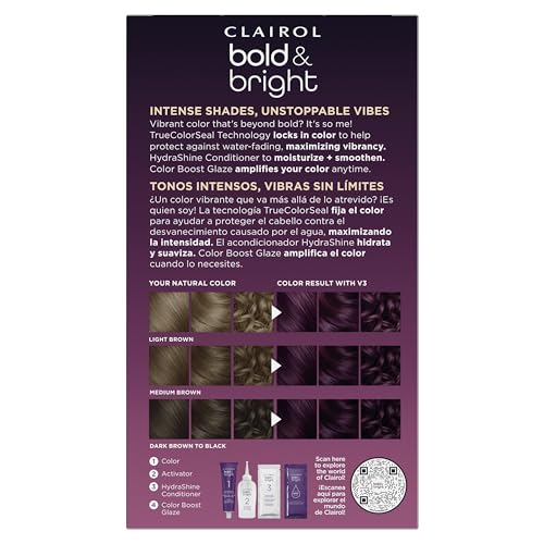Clairol Bold & Bright Activator bottle ready to mix for lasting color