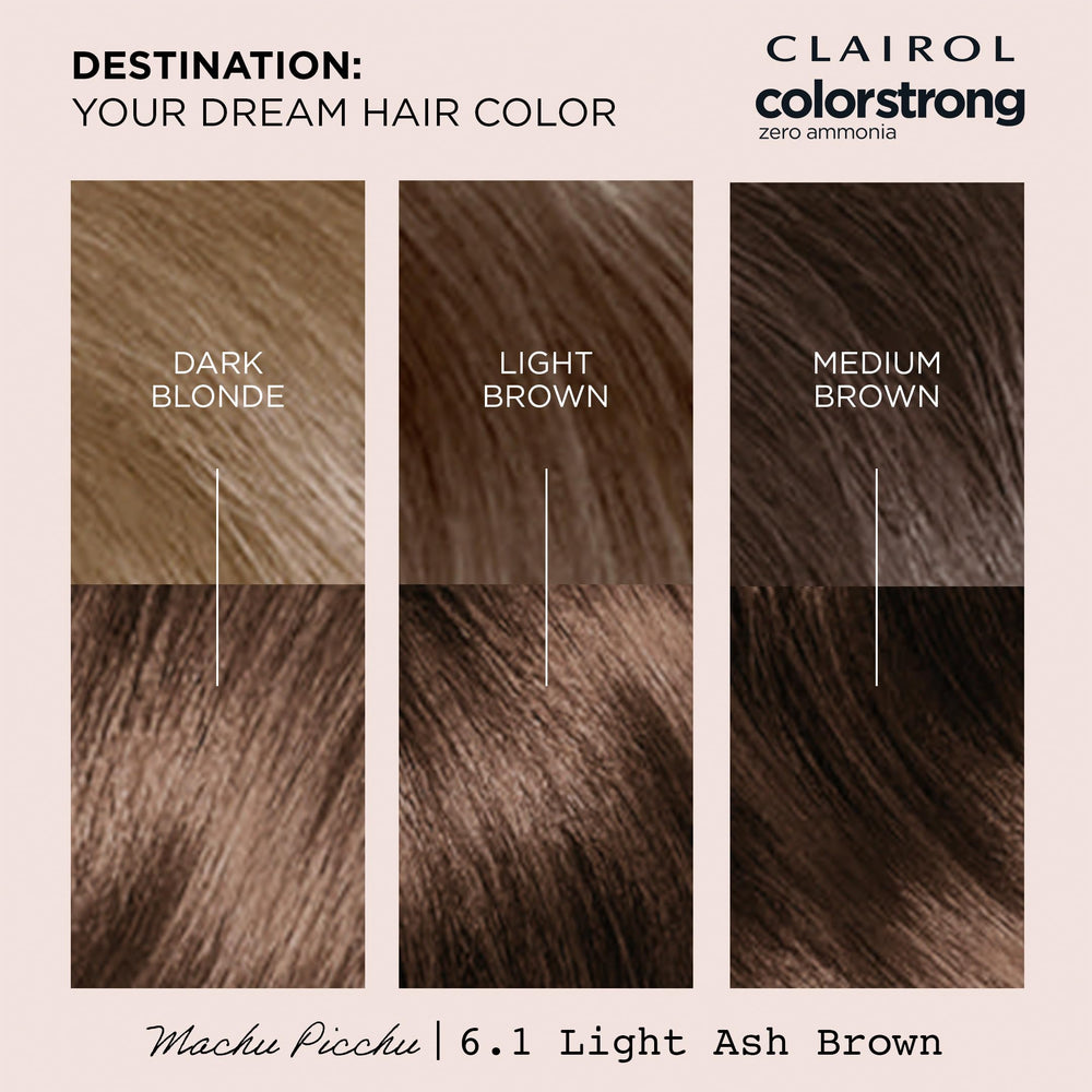 Clairol ColorStrong activator shown for mixing with color cream.