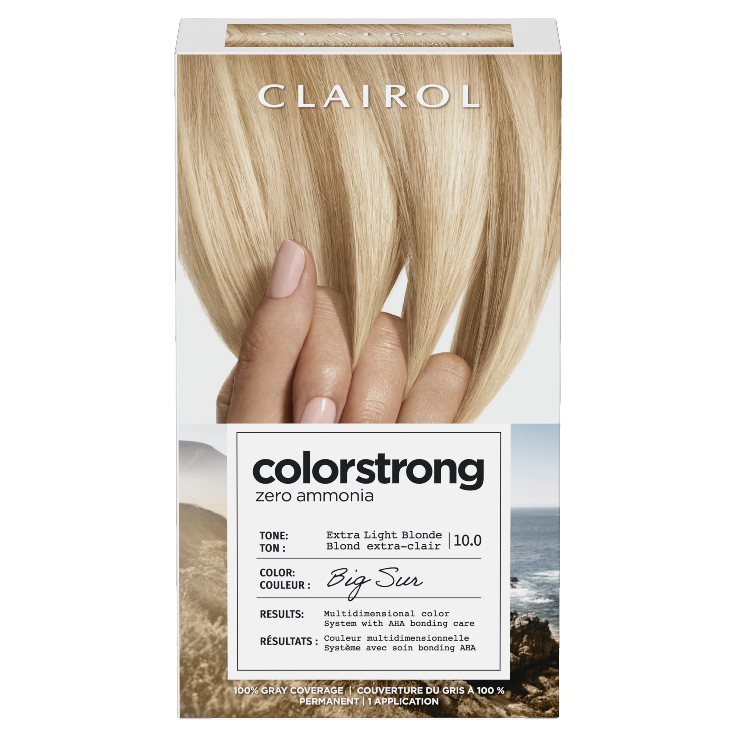 Clairol ColorStrong bonding-primer prepares hair for an even color base.