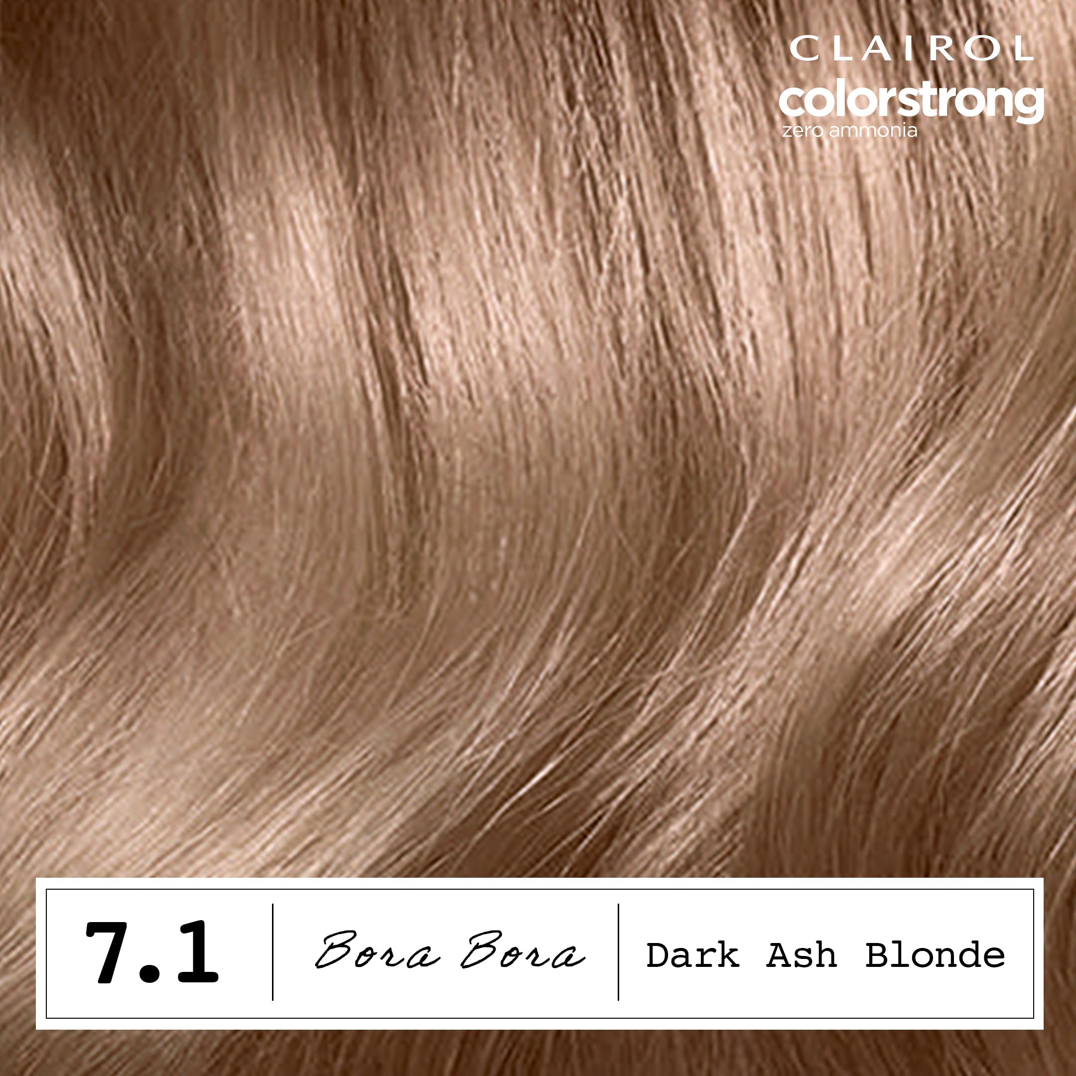 Clairol ColorStrong bonding treatment with AHA seals color and reinforces hair