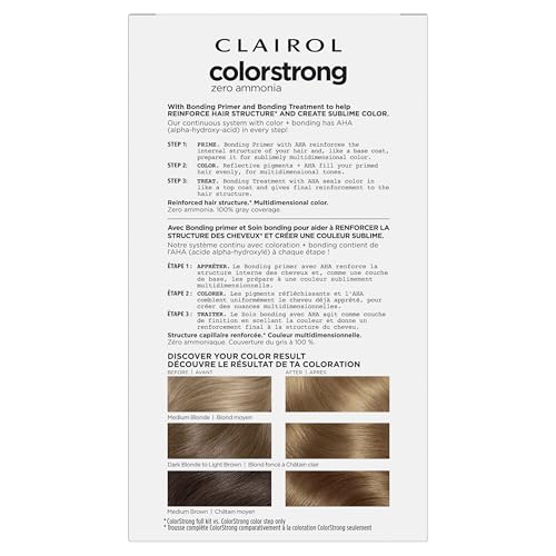 Clairol ColorStrong Malibu shade box hints at multidimensional color.