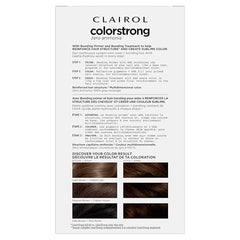 Clairol ColorStrong permanent color cream Toscana delivers multidimensional shade.