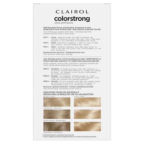 Clairol ColorStrong permanent-color-cream delivers vibrant multidimensional Big Sur shade.