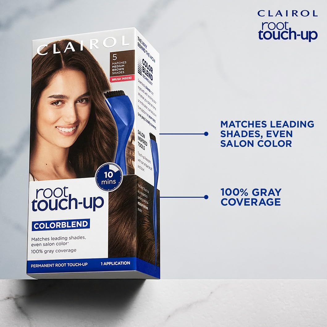Clairol easy mix and apply steps for targeted root color
