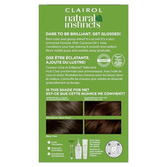 Clairol Natural Instincts 4W dye-cream container for easy at-home color