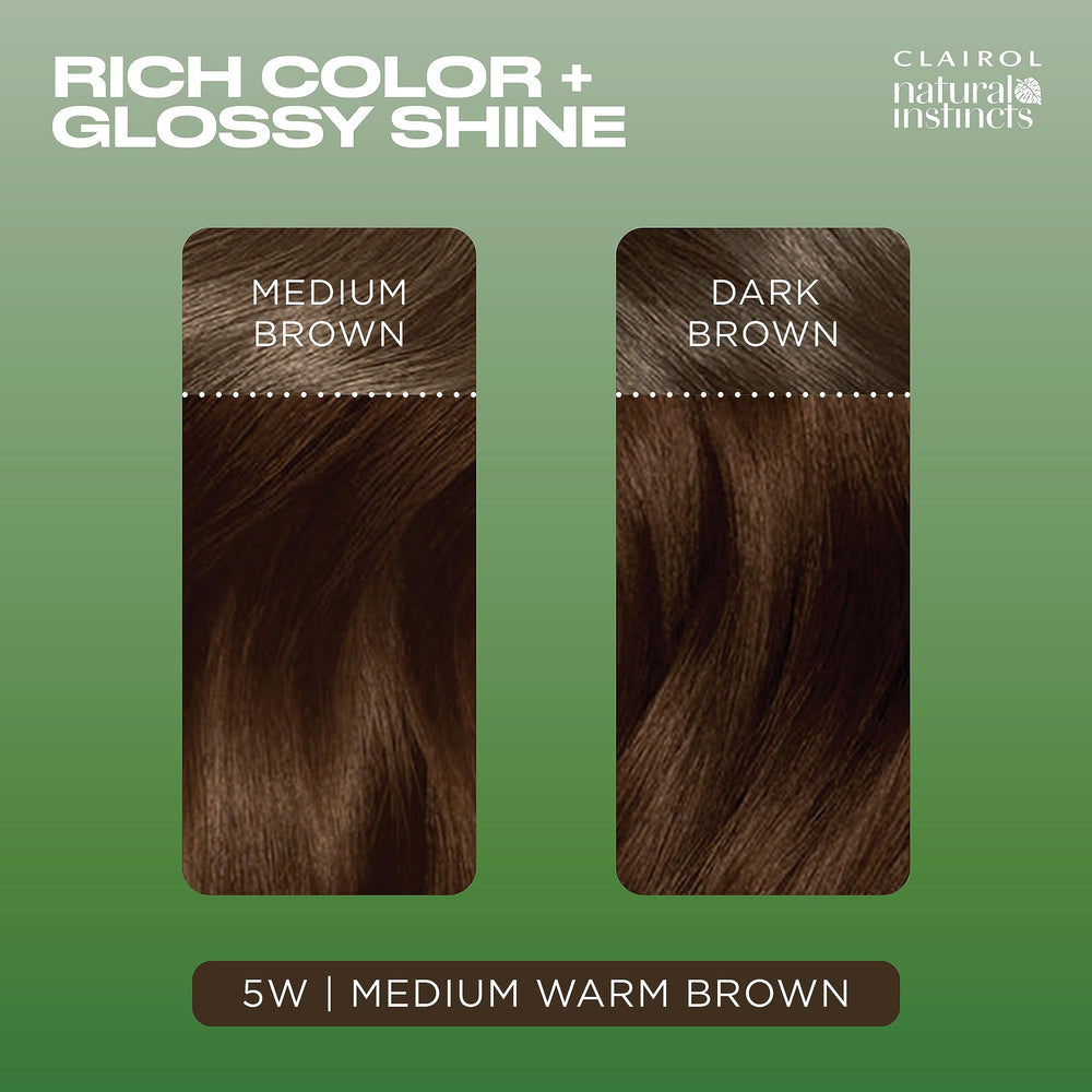 Hair with glossy shine showcases radiant color and smooth finish