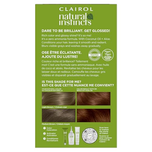 Activating developer bottle for Clairol Natural Instincts demi-permanent color