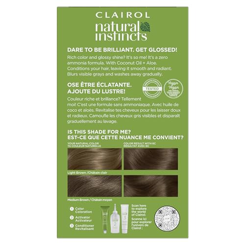 Clairol Natural Instincts activator bottle for even color development