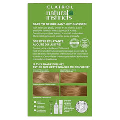 Clairol Natural Instincts activator bottle for even color development.