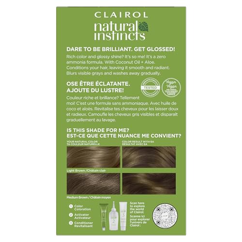 Clairol Natural Instincts activator bottle for smooth and even color development