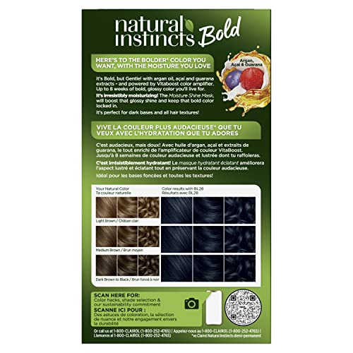 Clairol Natural Instincts Bold activator bottle for even application.
