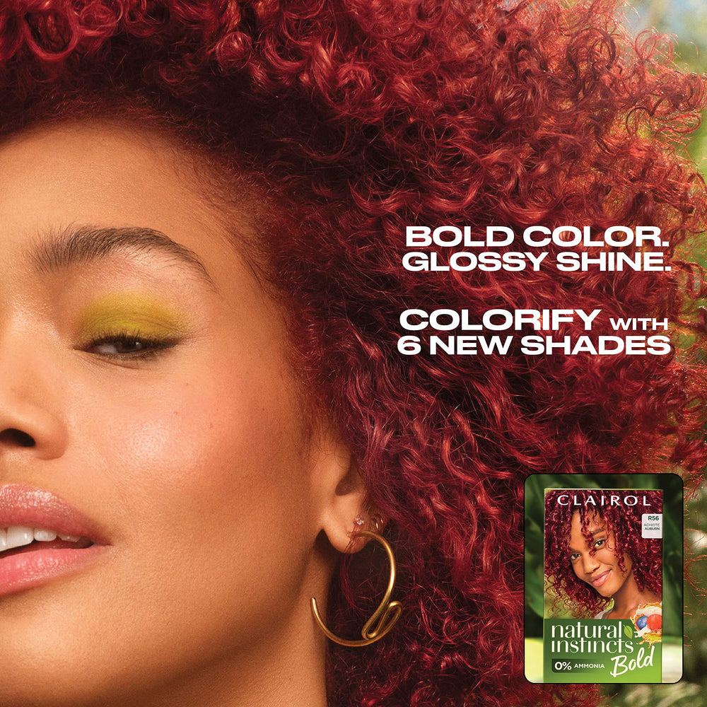 Clairol color dye kit layout with cream and activator