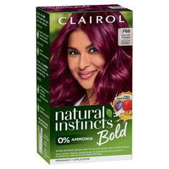 Clairol Natural Instincts Bold Dragon Fuchsia color cream for vibrant, long-lasting shade