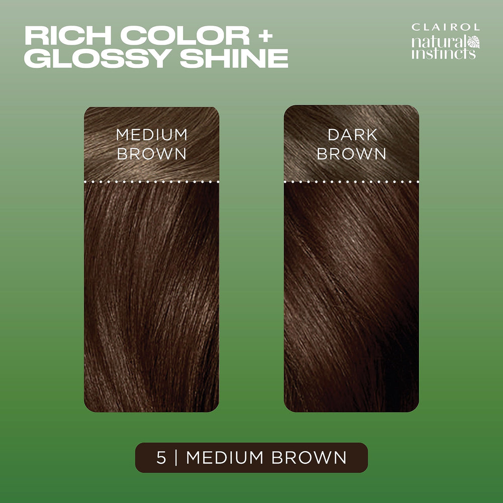 Clairol Natural Instincts Brilliant Shine Conditioner seals color and shine
