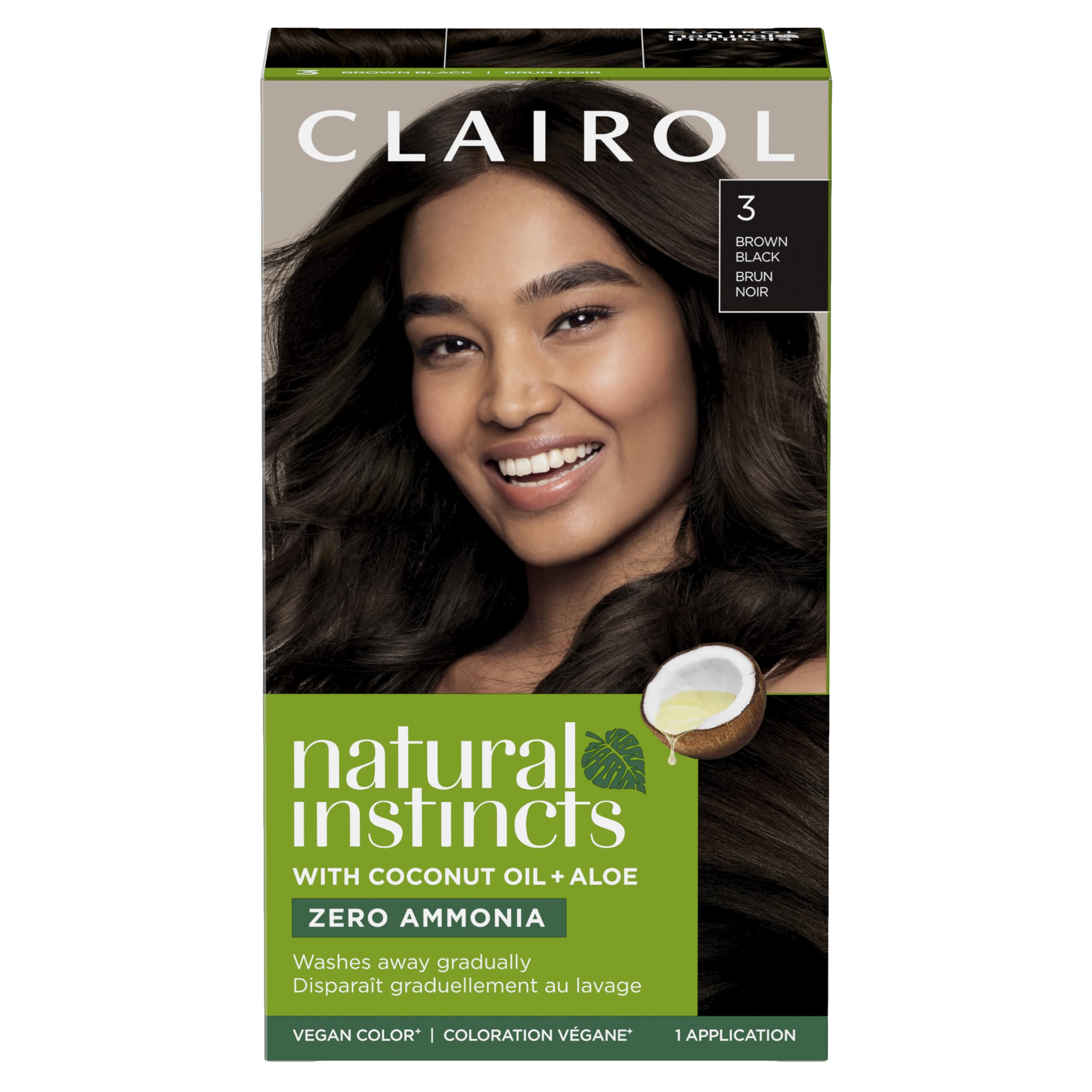 Clairol Natural Instincts color cream bottle for even at-home color results