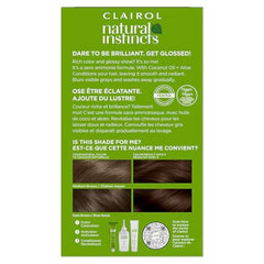 Clairol Natural Instincts color-cream close-up for even, smooth coverage.