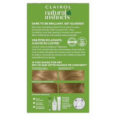 Clairol Natural Instincts activator bottle for even color development.