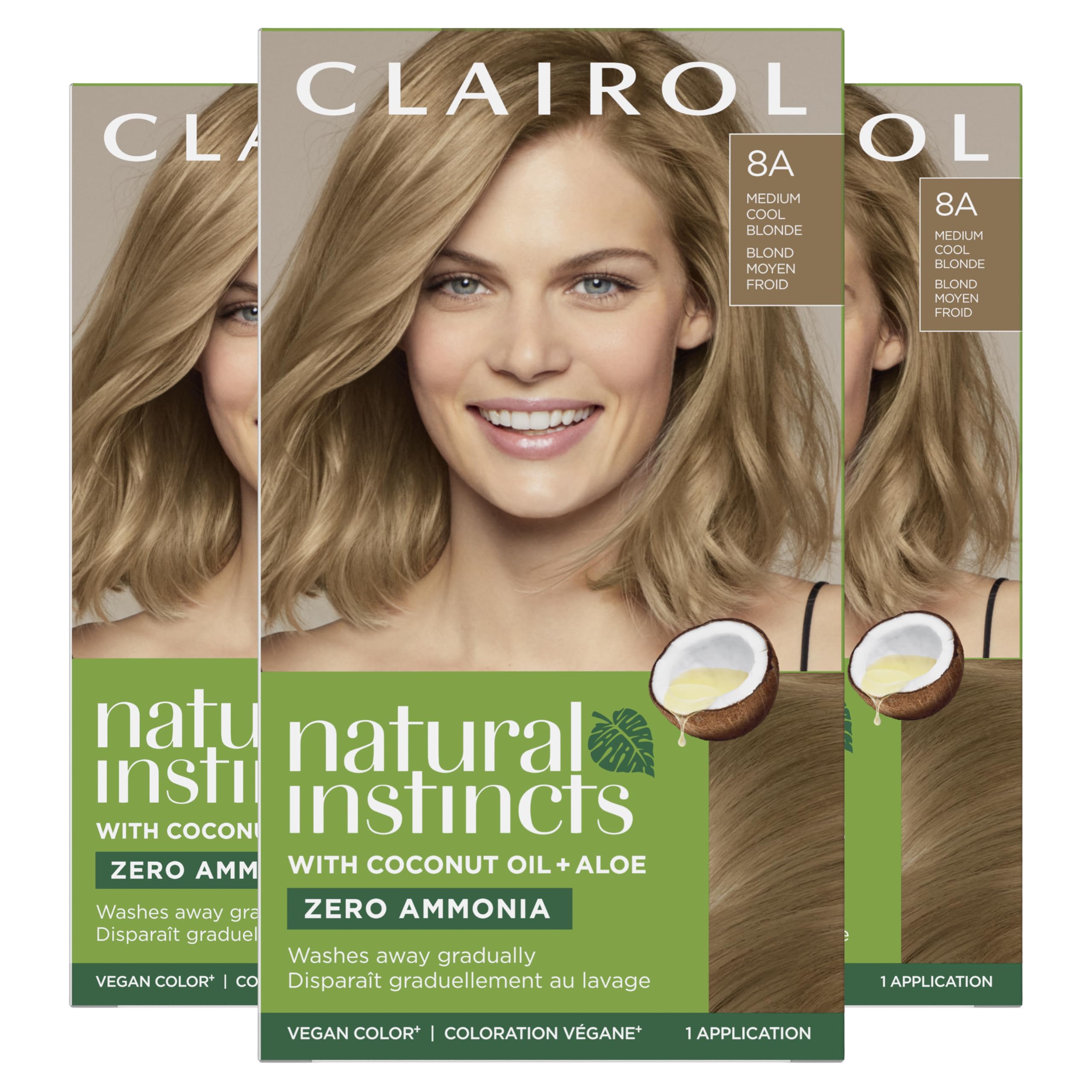 Clairol Natural Instincts color cream bottle for gentle, conditioning color.