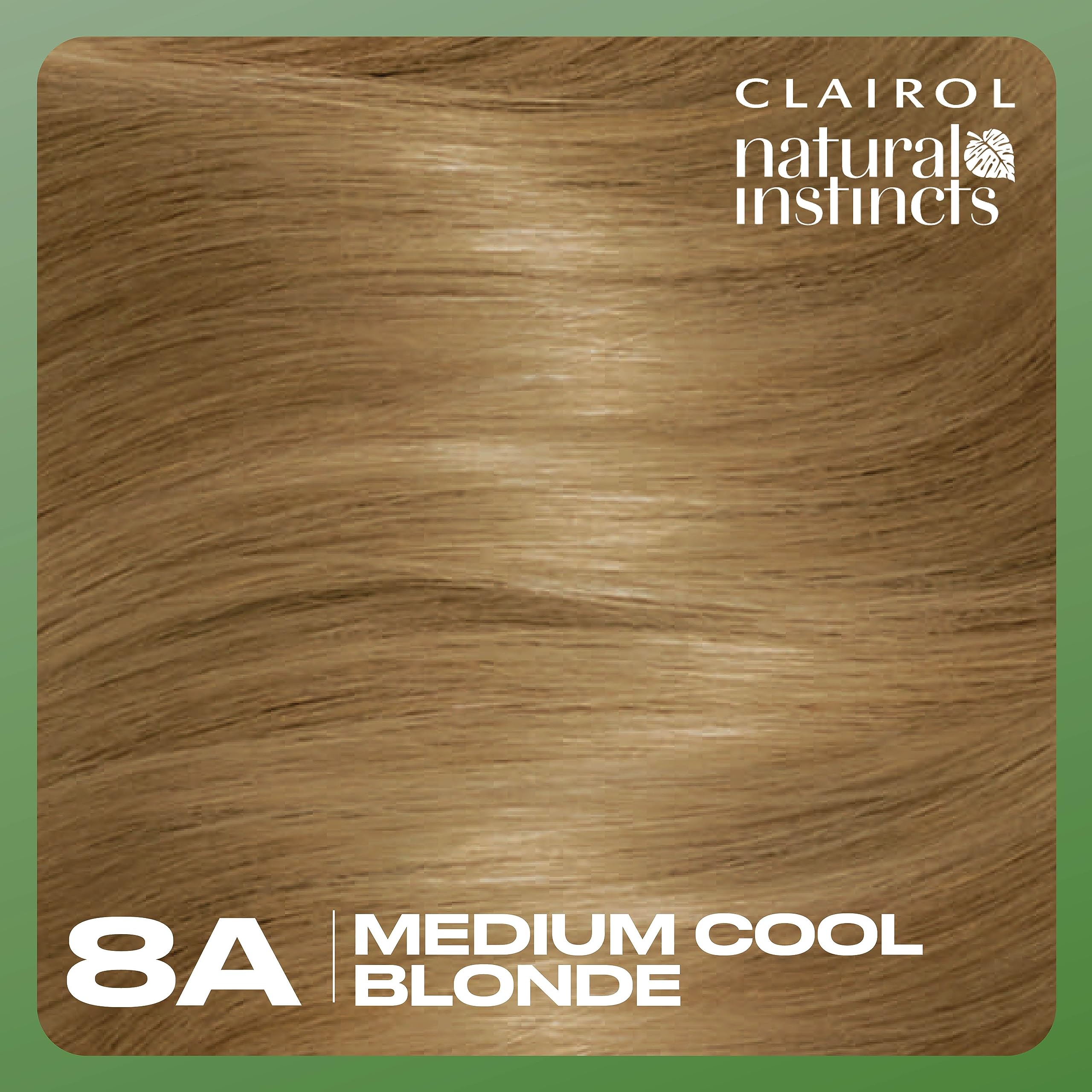 Clairol Natural Instincts packaging close-up highlighting vegan formula note.