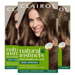 Clairol Natural Instincts demi-permanent dye box pack3 for home use