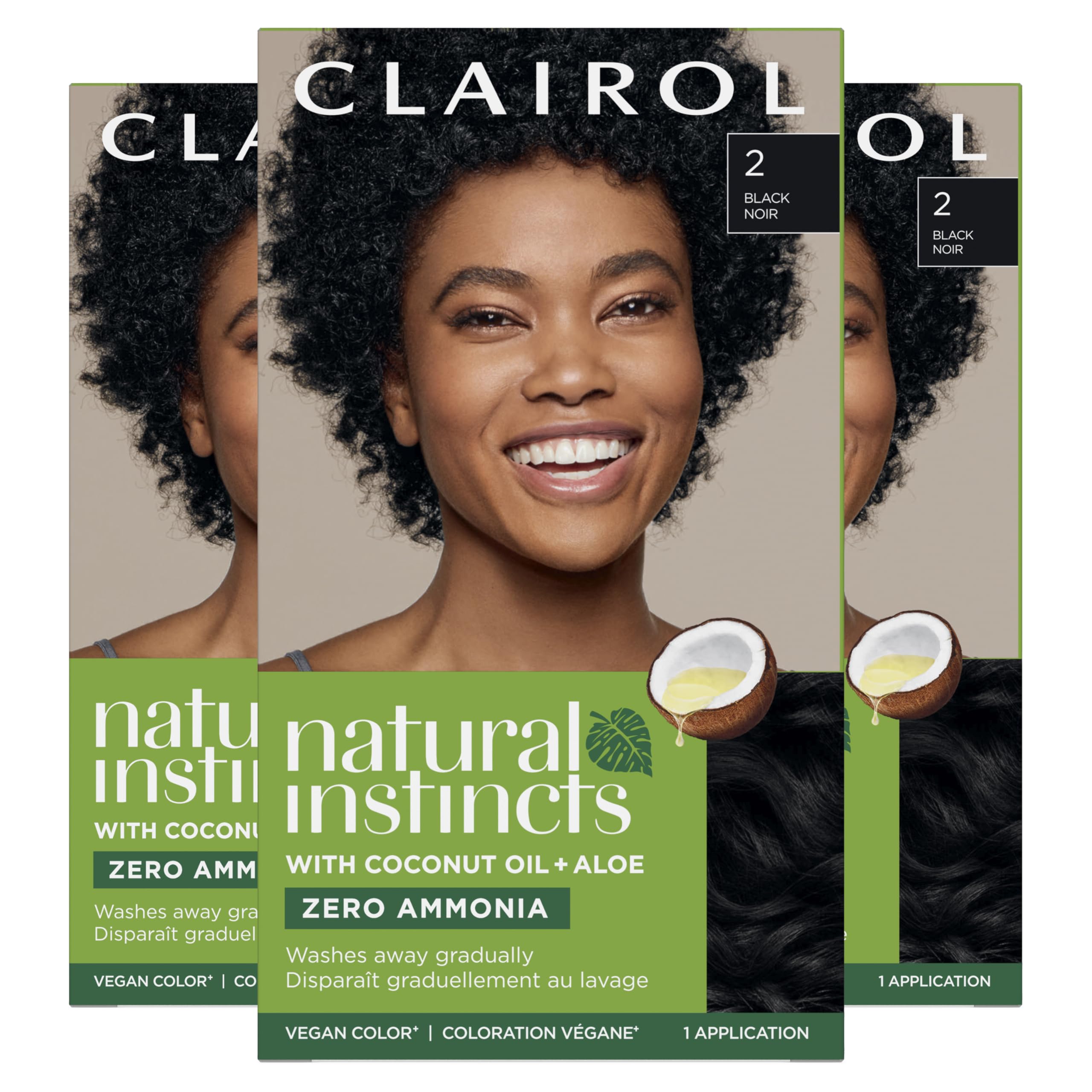 Clairol Natural Instincts bottle pour for even color application
