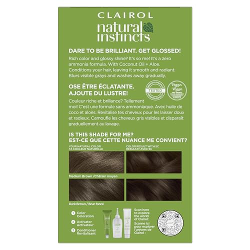 Clairol Natural Instincts 5C activator bottle ready for quick mixing.
