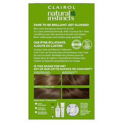 Clairol Natural Instincts dye bottle pour for smooth application