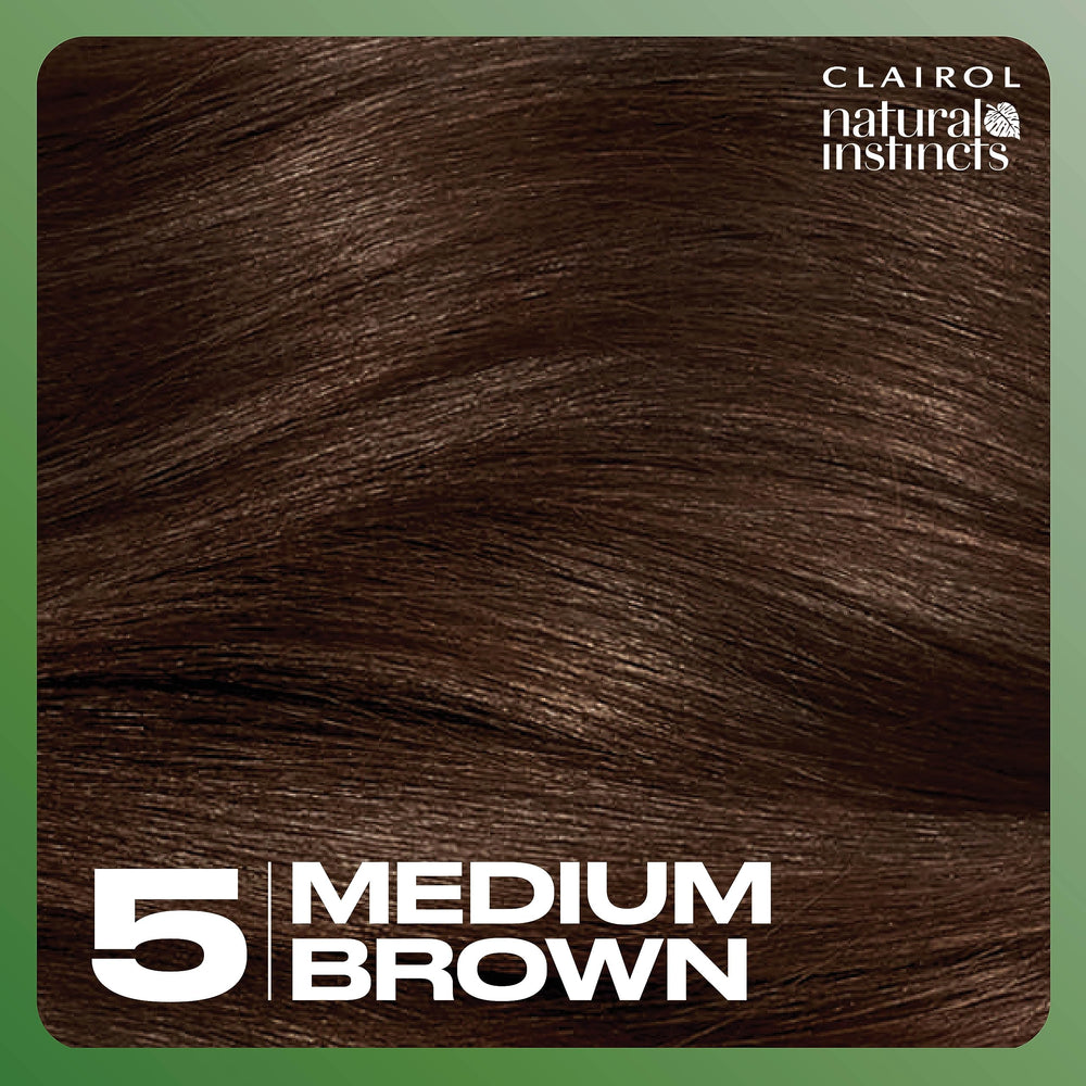 Clairol Natural Instincts gray-blend effect on roots for natural look