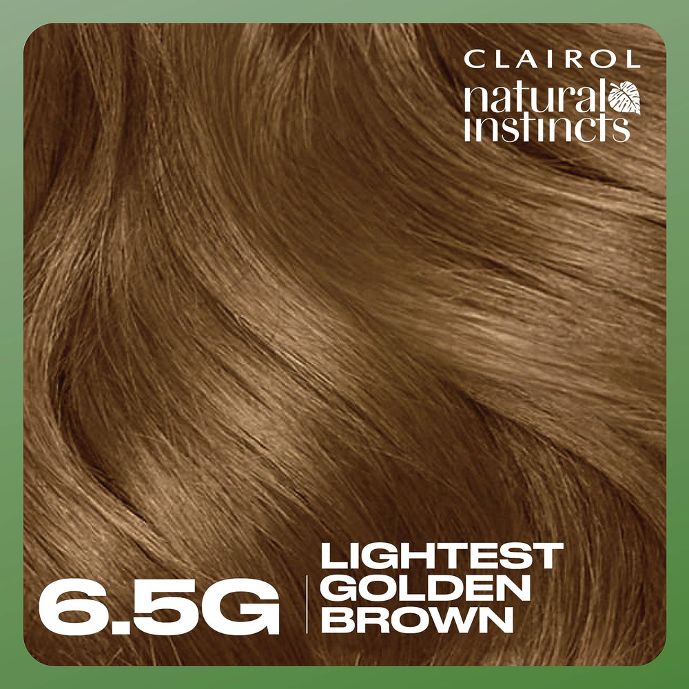 Clairol Natural Instincts gray coverage close-up effect