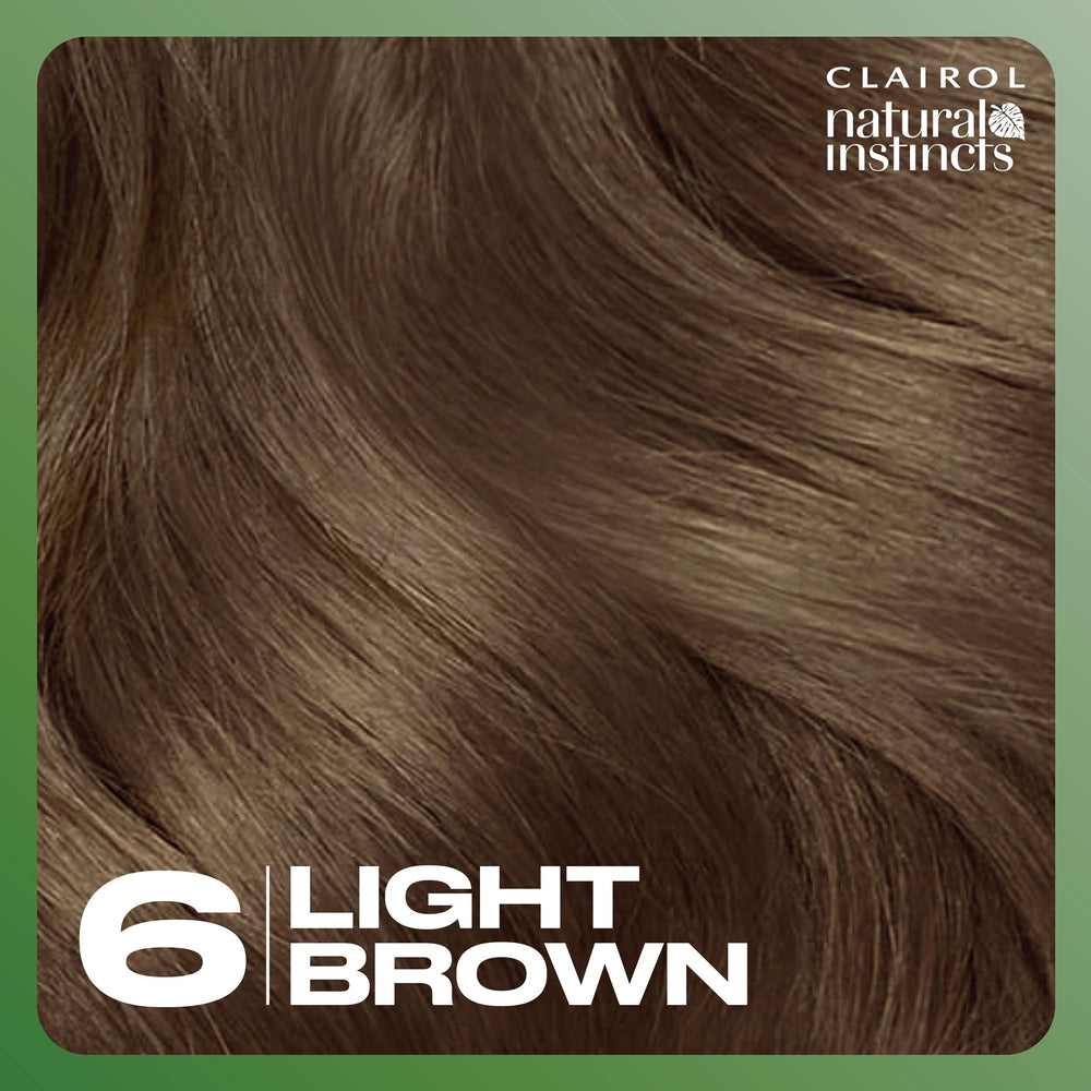 Clairol Natural Instincts vegan formula label highlights cruelty-free option