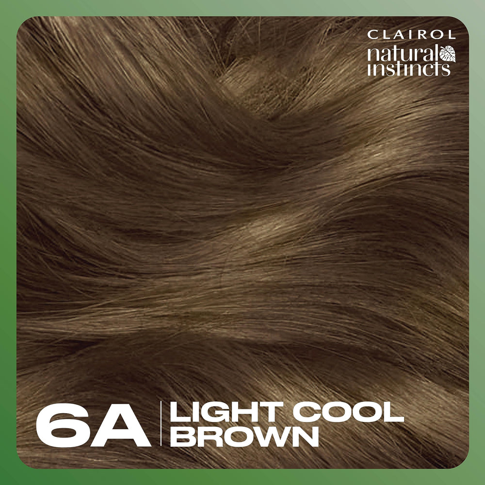 Clairol Natural Instincts vegan formula symbol signals plant-based ingredients