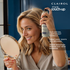 Clairol light brown shade delivering natural-looking color restoration.
