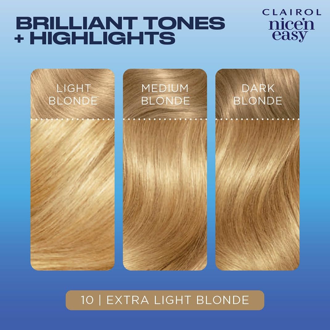 Clairol Nice'n Easy 100% gray coverage for a consistent color result
