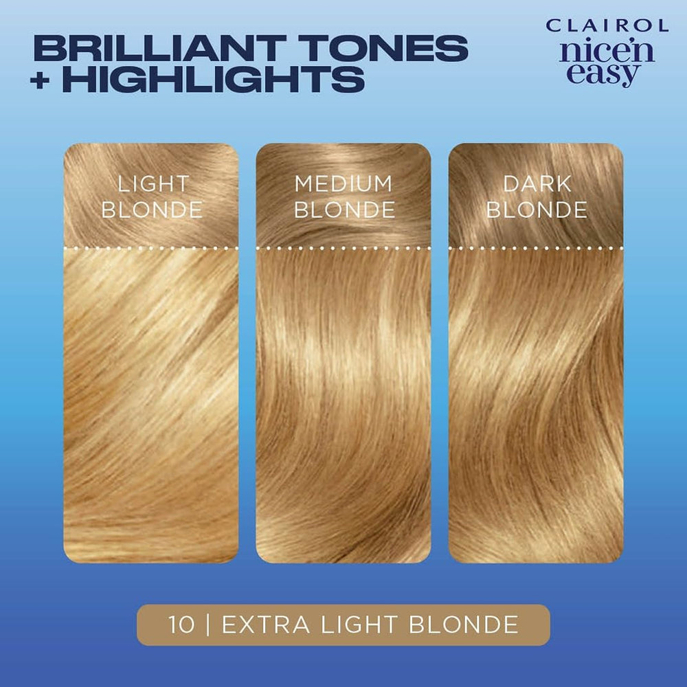 Clairol Nice'n Easy 100% gray coverage for a consistent color result