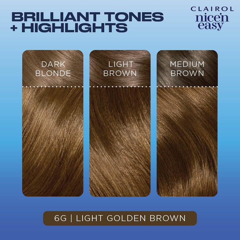 Clairol Nice'n Easy oil infused formula bottle for smoother color uptake