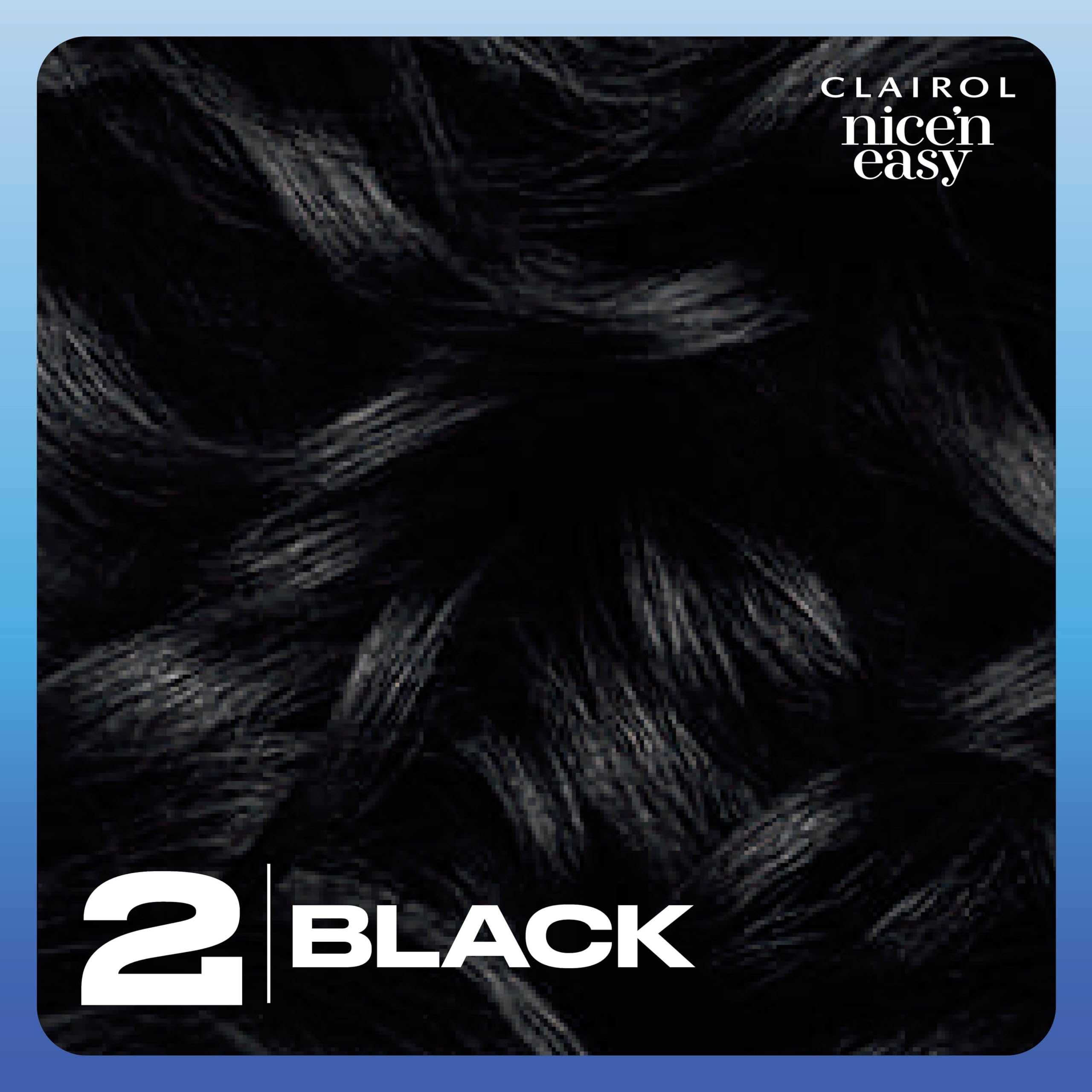 Clairol Nice'n Easy packaging showcases shade range and instructions.