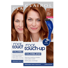 Clairol Nice'n Easy root touch-up kit with tools for precise application