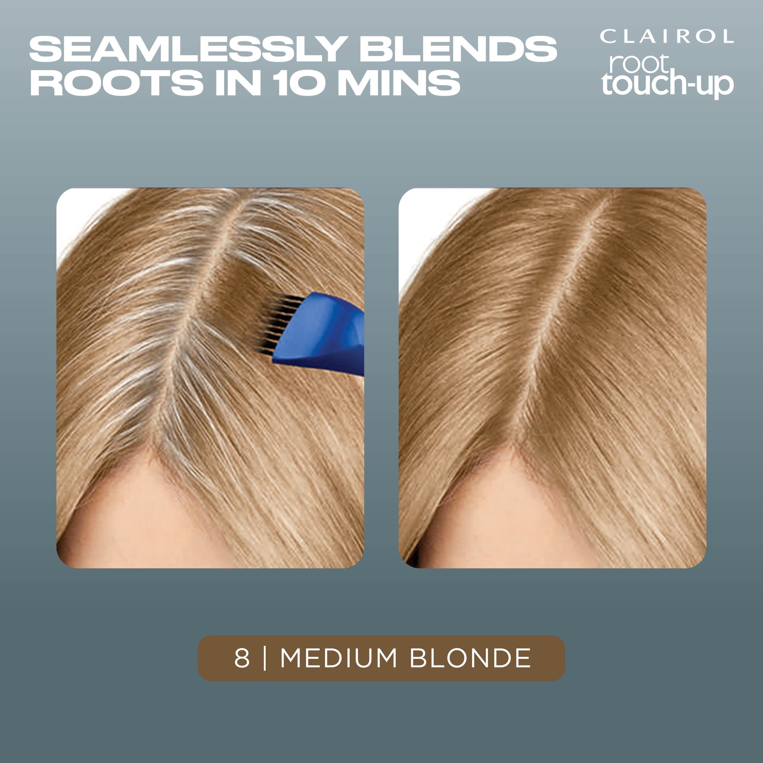 Clairol Nice'n Easy salon-inspired brush and bowl for precise application.